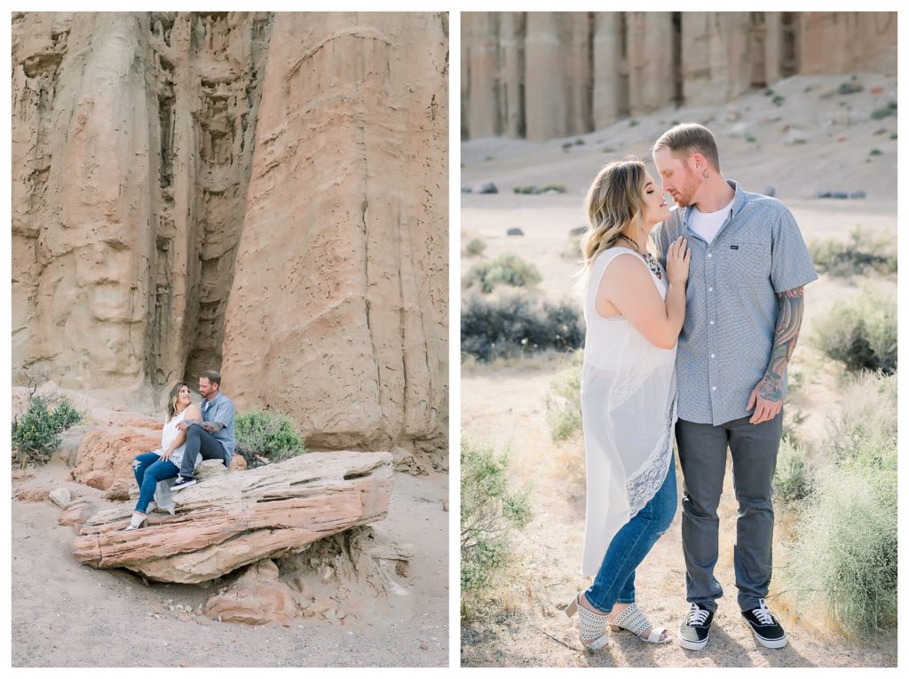 Red Rock Canyon, Red Rock Canyon Engagement session, California engagement session, Engagement Photographer, California Photographer, California Engagements, Bakersfield Photographer, Bakersfield California Photographer, Engaged,Fuji Pro 400, Hybrid Photography, Film Photography