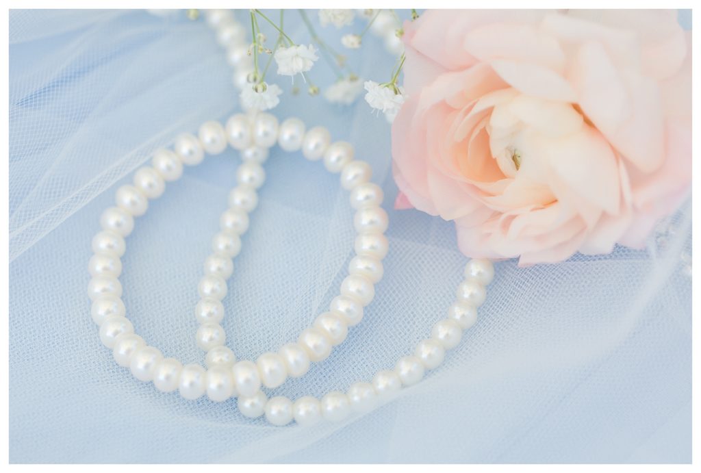 Disney themed wedding - pearls and roses