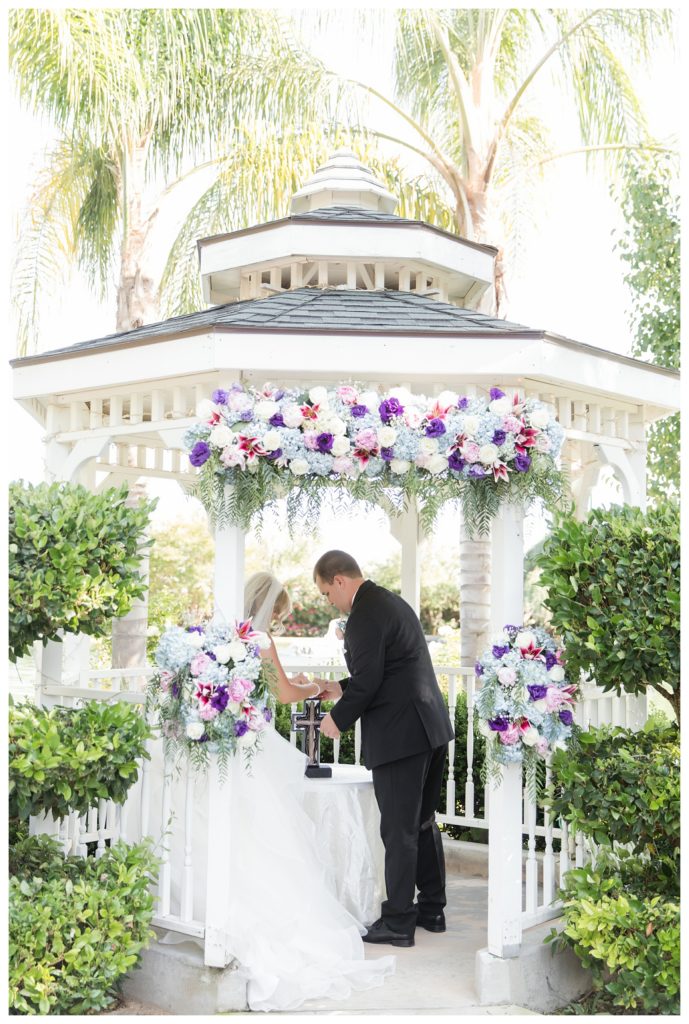Park Place Events Wedding - wedding ceremony with bride and groom