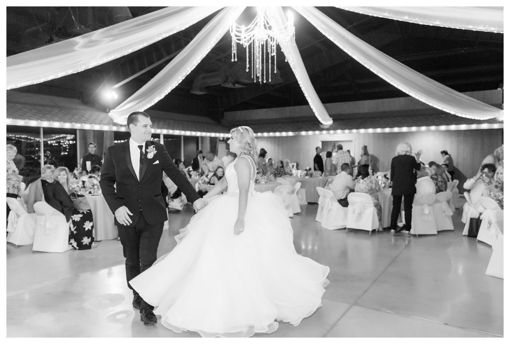 Park Place Events Wedding - bride and groom first dance
