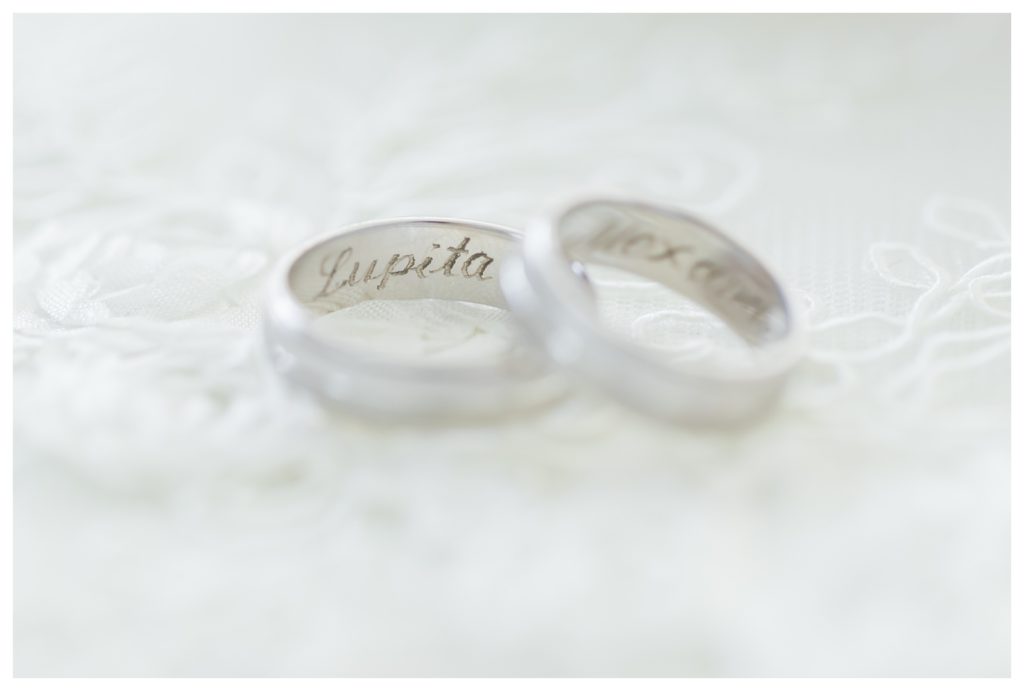 Rancho Janitzio Wedding - bride and groom's wedding rings