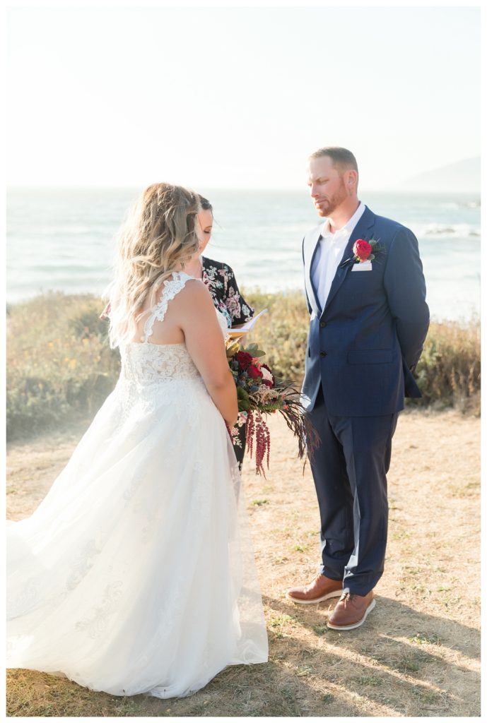 wedding ceremony - Big Sur elopement