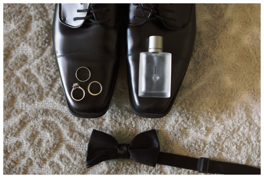 groom's details - wedding at The Gardens at Mill Creek