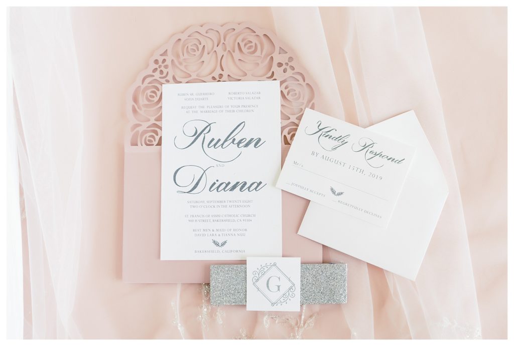 an invitation suite for a Rio Bravo Country Club wedding
