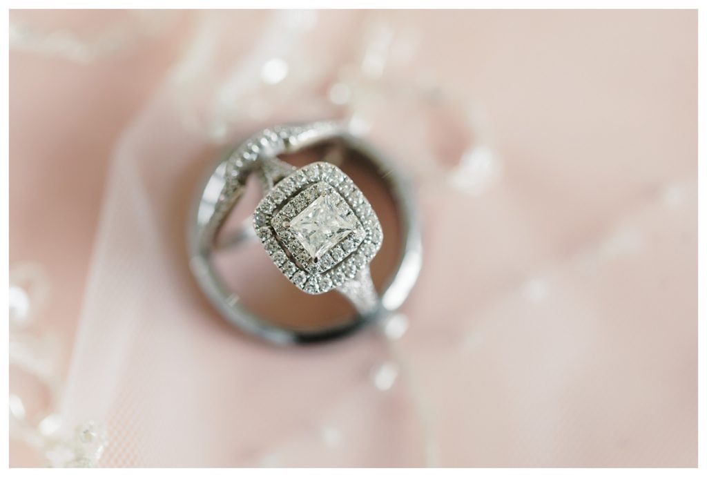 an engagement ring for a couple before a Rio Bravo Country Club wedding