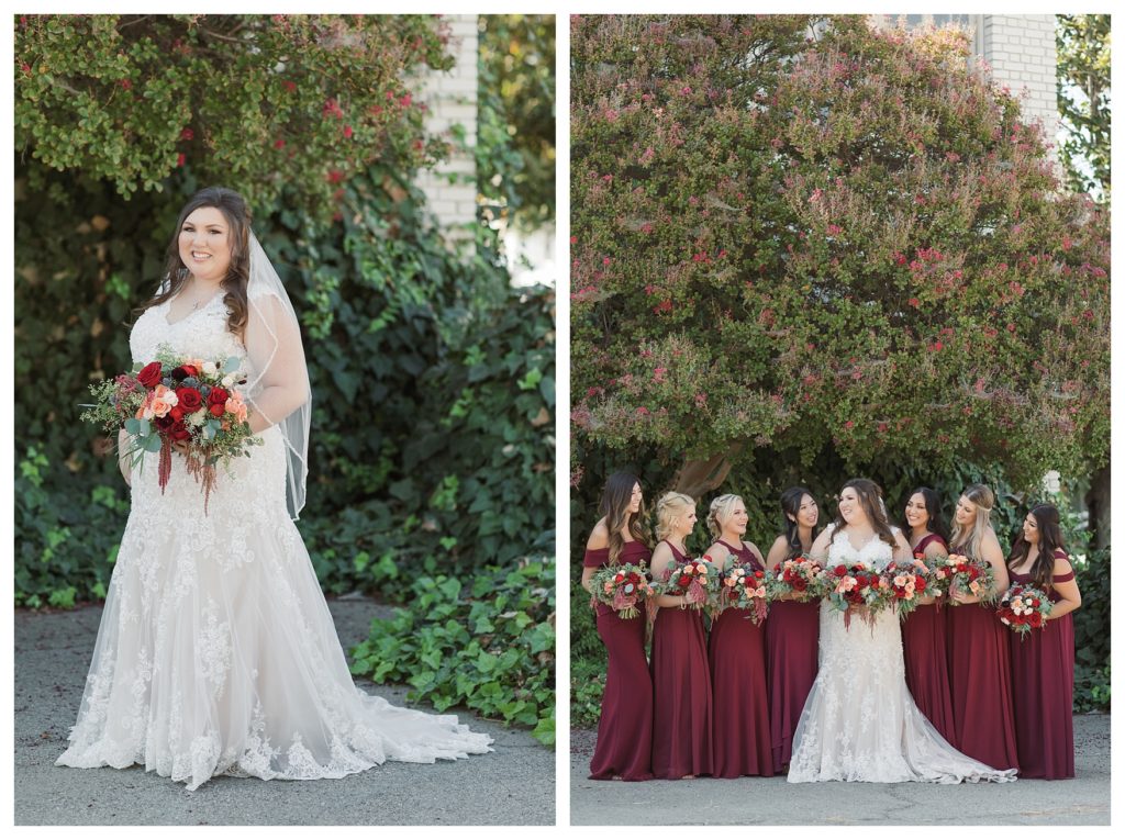 bridal portraits for a wedding at The Belle Rae